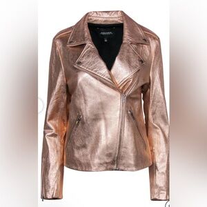 Metallic Rose Gold Women's Jacket